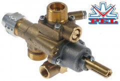 Кран газовый тип 22S/V МЖ 35мм вход для газа M20x1,5 (труба-ø 12 мм)