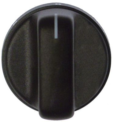 Рукоятка регулировочная переключатель 7ми-шагов. темп. макс.  -°C  -°C ø 49мм ø ось 6x4,6мм