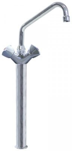 Кран-смеситель моноблочный GEV GASTROTOP CLASSIC арматура одно отверстие верхняя керамическая часть