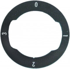 Маркировка регулировочной ручки переключатель 4х-шагов. внутр.ø 42мм внеш. ø 62мм