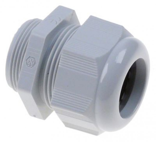 Ввод кабельный резьба M32 пластмасса ø монтажный 32мм ширина зева ключа 42 ø кабля 21мм