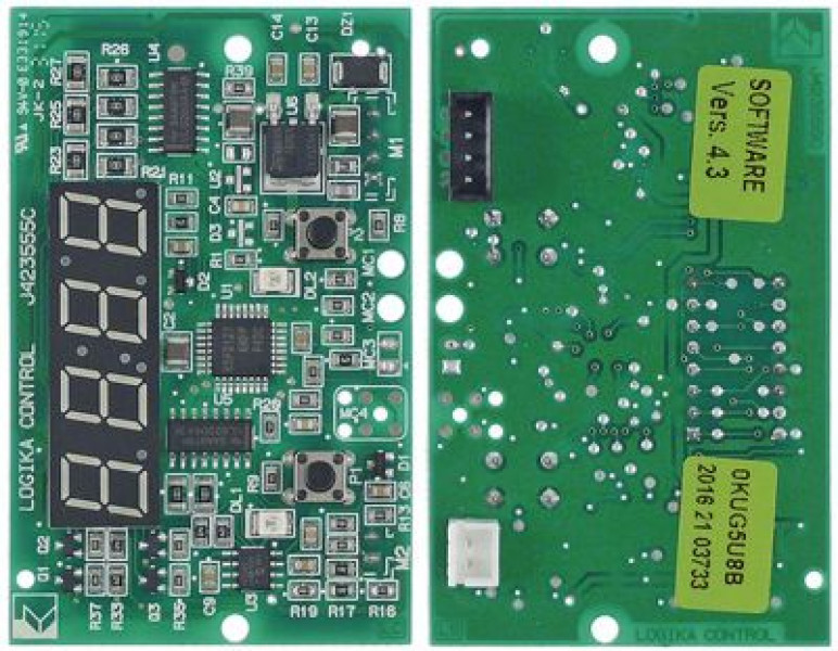 Плата печатная дисплея Д 76мм Ш 48мм
