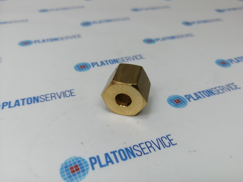 Гайка накидная резьба 1/4" для ø трубы: 6мм