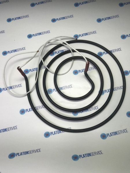 Элемент нагревательный 3000Вт 230В Д 304мм жаровня для крепов присоединение кабель