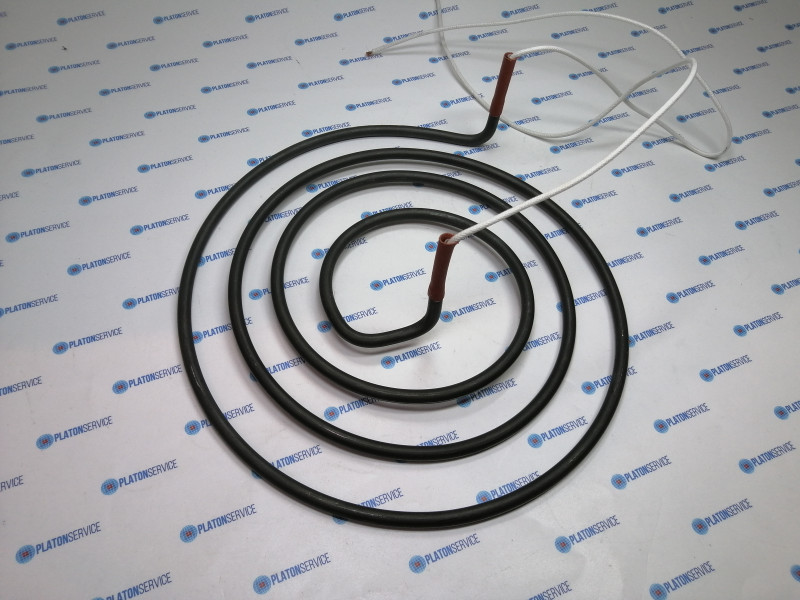 Элемент нагревательный 3000Вт 230В Д 304мм жаровня для крепов присоединение кабель