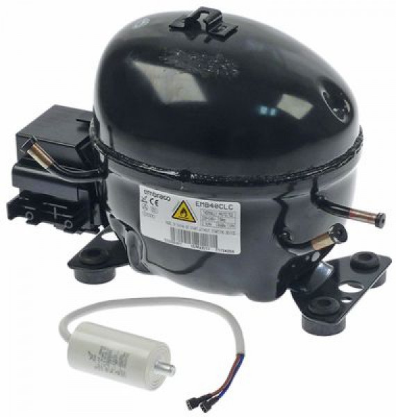 Компрессор хладагент R600a тип EMB40CLC 1л.с. рабочий объём 724см³ - 220-240В В 160мм LBP 50Гц