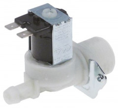 Клапан электромагнитный одинарн. прямой пластмасса вход 3/4" 230 В перем. тока вход 12л/мин