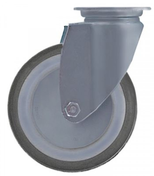 Ролик направляющий пластинчатое крепление  расст-ние меж. отвер-ми 61,5x51,5мм В 160мм