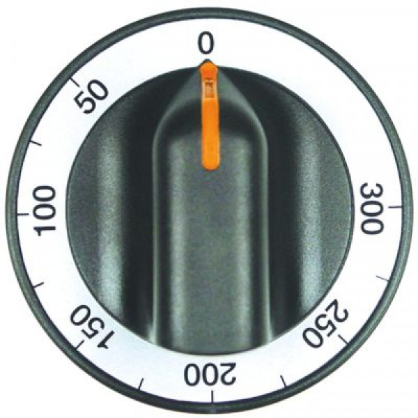 Рукоятка регулировочная термостат темп. макс. 300°C ø 71мм ø ось 6x4,6мм срез сверху