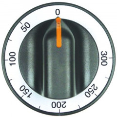 Рукоятка регулировочная термостат темп. макс. 300°C ø 71мм ø ось 6x4,6мм срез сверху