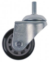 Ролик направляющий с резьбовым пальцем В 100мм -20 до +60°C ø 75мм ширина колеса 35мм