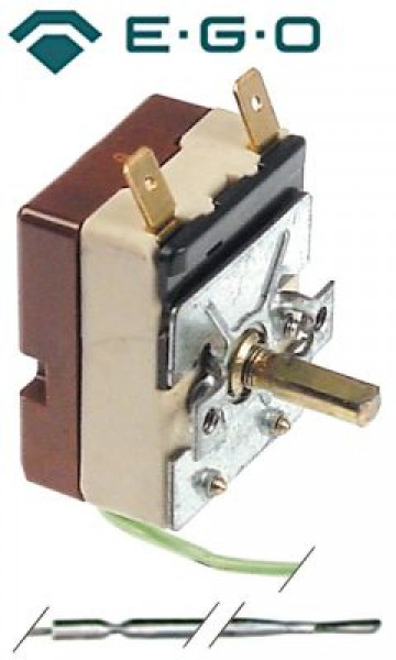 Термостат темп. макс. 195°C 1-полярн. 1NO 16А ø датчик 4мм Д датчик 157мм