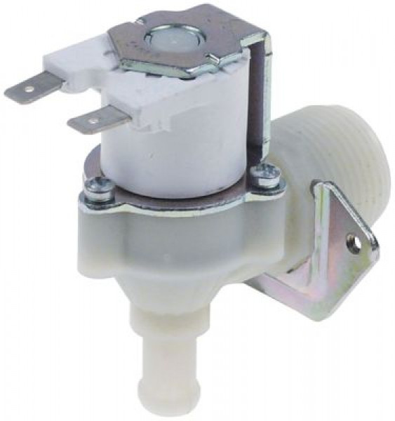 Клапан электромагнитный одинарн. углов. пластмасса вход 3/4" 230 В перем. тока RPE вход  18,5-20л/мин