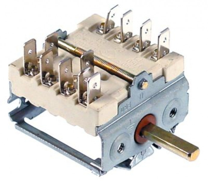 Выключатель кулачковый последовательность включения 0-1 ø ось 6x4,6мм