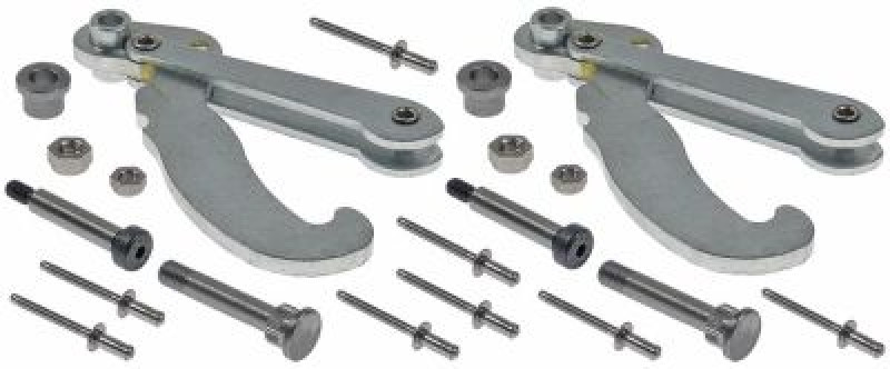 Набор петлей для духового шкафа Д 155мм Ш 21мм шаг крепления 30мм вкл. набор для монтажа