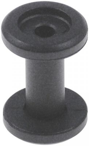 Ролик направляющий пластмасса ø 12/26мм чёрн. Д 37мм для раздатчика тарелок