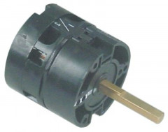 Выключатель поворотный 12А ø ось 6x5мм длина оси 22мм присоединение винтовое соединение