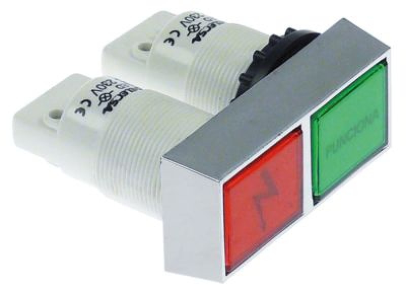 Лампочка сигнальная 230В зелён./красн. присоединение винтовое соединение