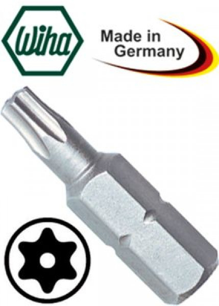 Бита Torx Д 25мм со сверленным отверстием Standard размер T20H