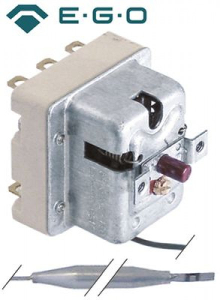 Термостат защитный темп. выкл. 120°C 3-полярн. 20А ø датчик 6мм Д датчик 94мм