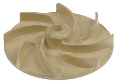 Колесо рабочее резьба M10L ø 90мм В 12мм направление вращения справа лопатки 8