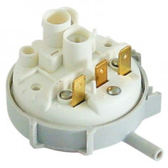 Прессостат диапазон давлений 110/60мбар присоединение плоский штекер 6,3 мм ø 58мм