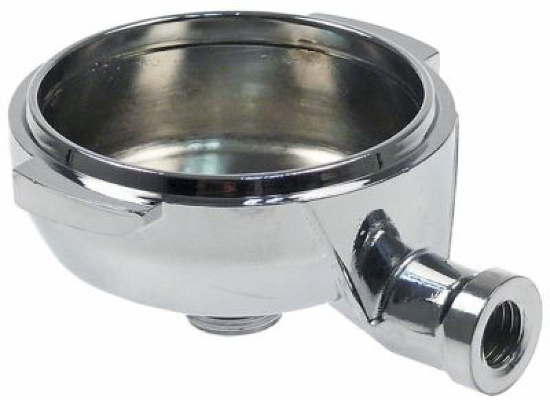 Портафильтр хромированная латунь  внутр.ø 62мм выпускное отверстие 3/8" рукоятка M12x1,75