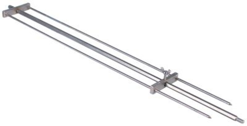 Шампур Д 780мм Ш 100мм гриль для курицы гнездо для оси ø 11мм