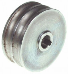 Шкив для круглового ремня металл двойн. гнездо для оси ø 14мм ширина диска 28мм