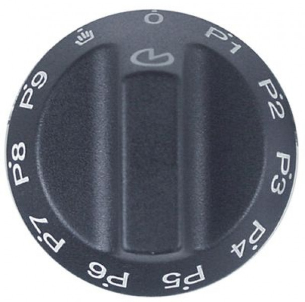 Рукоятка регулировочная потенциометр ø 55мм ø ось 6x4,6мм срез cнизу длинная ручка