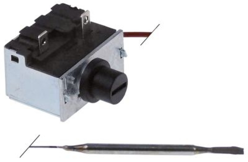 Термостат защитный темп. выкл. 225°C 1-полярн. 16А ø датчик 5мм Д датчик 76мм