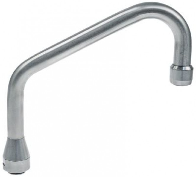 Кран HU для воды труба ø 18мм с накидной гайкой 3/4" INOX LINE выгрузка 185мм