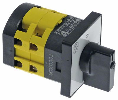 Выключатель поворотный 12А ø ось 8x8мм длина оси 25мм присоединение винтовое соединение