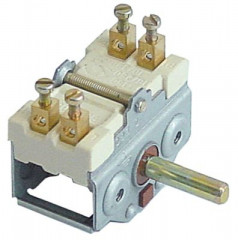 Выключатель кулачковый 16А последовательность включения 0-1 ø ось 6x4,6мм
