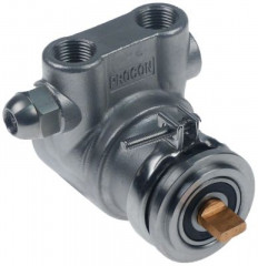 Головка насоса хомутовое соединение присоединение 3/8" NPT нержавеющая сталь Д 82мм