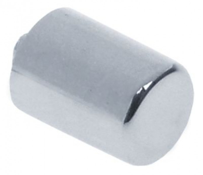 Выключатель нажимной кнопочный серебрист. ø монтажный 12мм