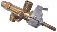 Кран газовый тип A12I-120 вход для газа 3/8" BSP выход для газа 3/8" BSP