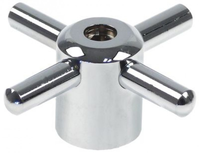 Ручка хромированн. для углового клапана отверстие 6x6 мм