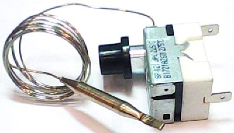 Термостат защитный темп. выкл. 225°C 1-полярн. 16А ø датчик 6мм Д датчик 55мм