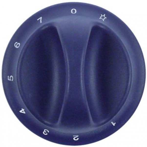 Рукоятка регулировочная газовый термостат 1-8 -°C ø 75мм ø ось 10x8мм срез сверху