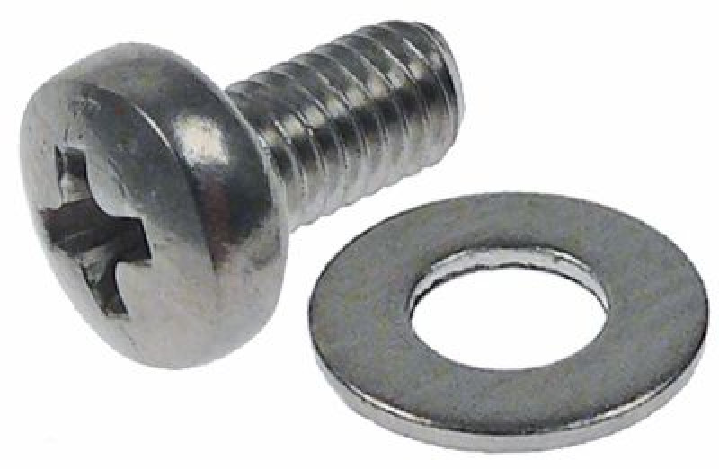 Винт с плоской головкой резьба M3 с подкладной шайбой Д резьбы 6мм