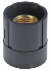 Ручка ø 39мм резьба Tr18x2 чёрн. Д 45мм