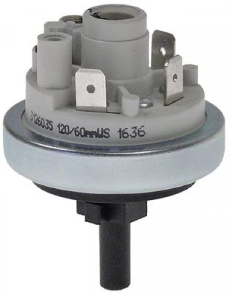 Прессостат диапазон давлений 120/60мбар присоединение 6 мм ø 45мм