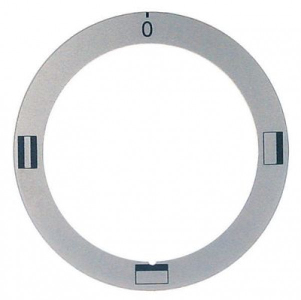 Маркировка регулировочной ручки духовой шкаф OH/UH/OH+UH  -°C внутр.ø 50мм