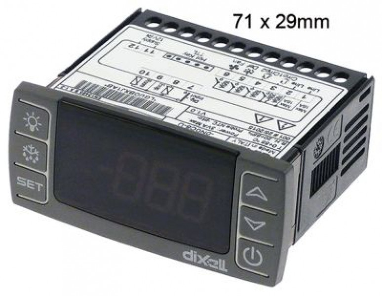 Регулятор электронный 12В мм 71x29мм NTC/PTC сборка вмонтирование выходы реле 4 XR72CX  -  -  -