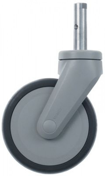 Ролик направляющий цапфа В 161мм ø конуса 18мм ø 125мм ширина колеса 32мм корпус пластмасса