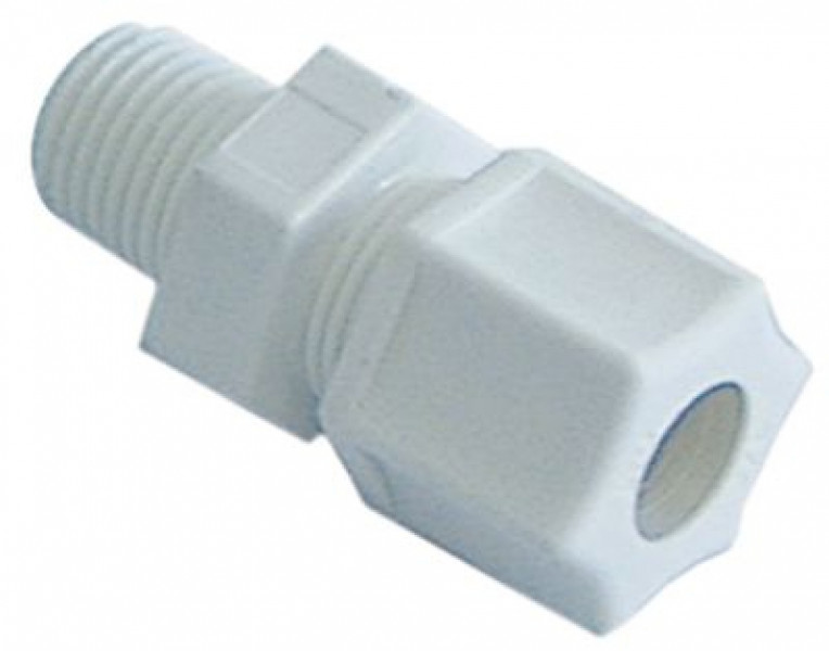 Соединитель шланговый прямой резьба 3/8"