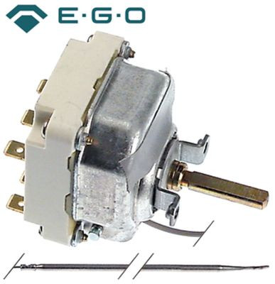 Термостат темп. макс. 250°C 3-полярн. 3NO 16А ø датчик 31мм Д датчик 226мм