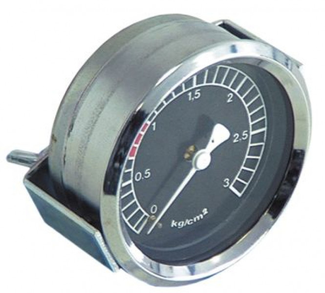 Манометр присоединение сзади резьба 1/4" ø 72мм маркировка 0,7-1 диапазон давления 0 до 3бар