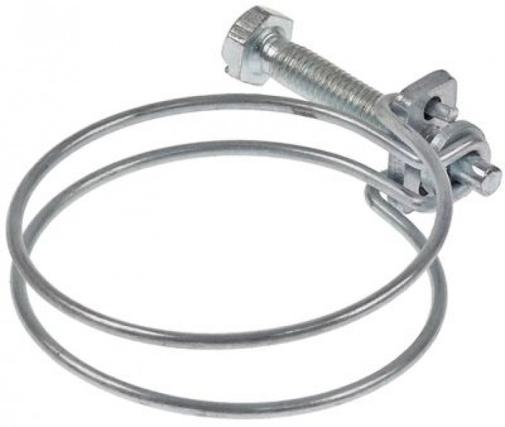 Хомут шланговый сталь оцинкованная ø 56мм кол-во в уп-вке 10штук